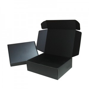 Custom Large Black Shipping Boxes