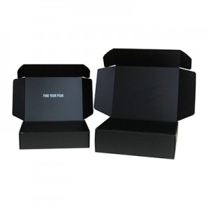 Custom Large Black Shipping Boxes